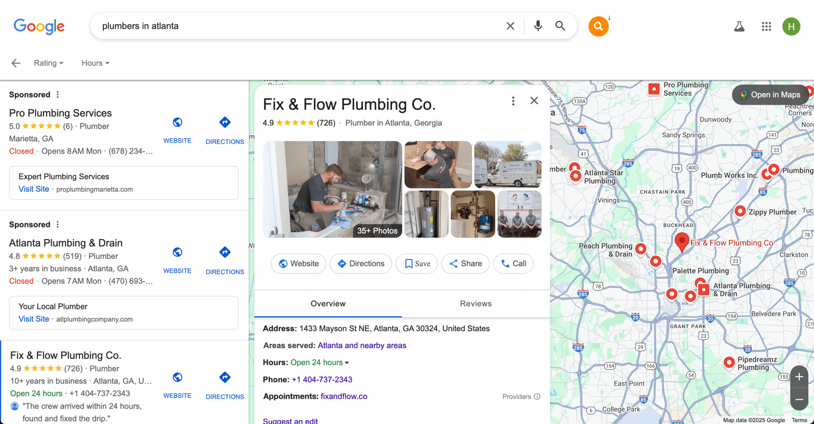 This shows the information of top businesses offering {service_term}. If {seo_term} is done well, {company_term_1} can rank in the Map Pack
