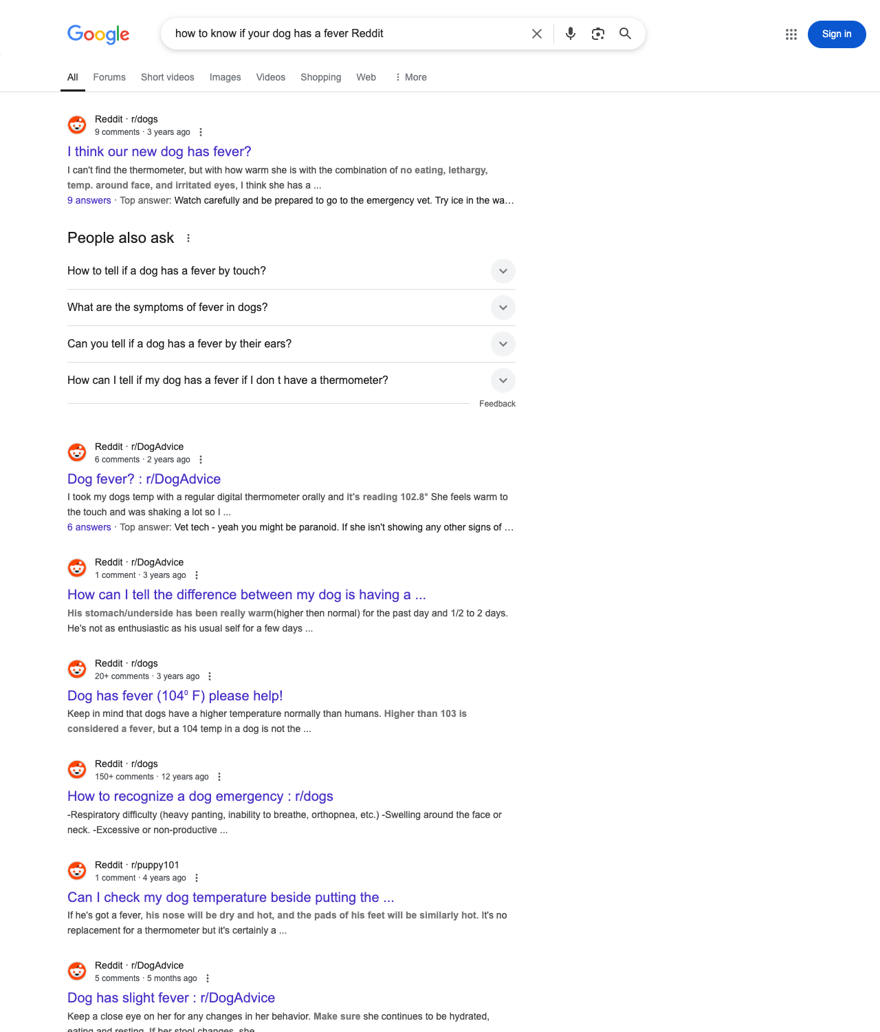 One of the best ways to do keyword research while optimizing SEO for veterinary clinics is to go to Reddit and type in questions that people interested in veterinary services is looking for.