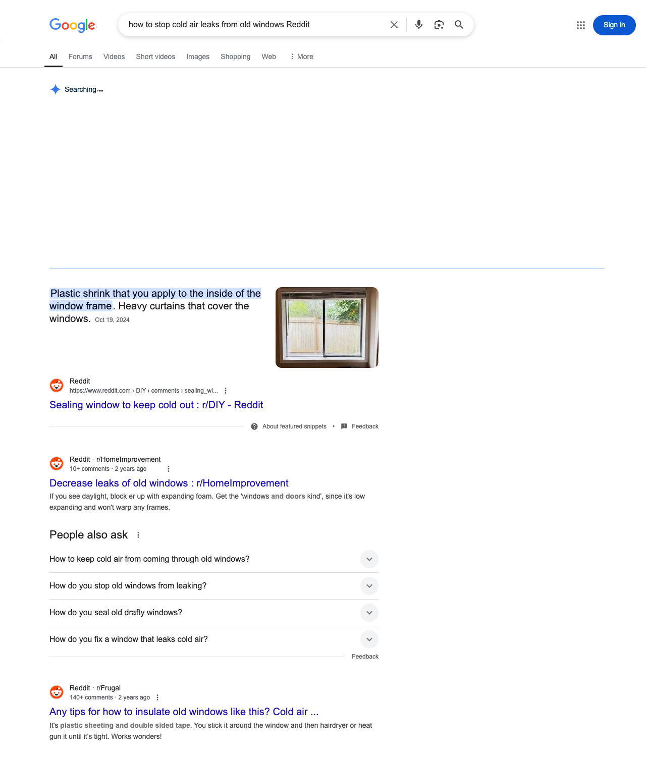 One of the best ways to do keyword research while optimizing SEO for window installers is to go to Reddit and type in questions that people interested in window installation services is looking for.
