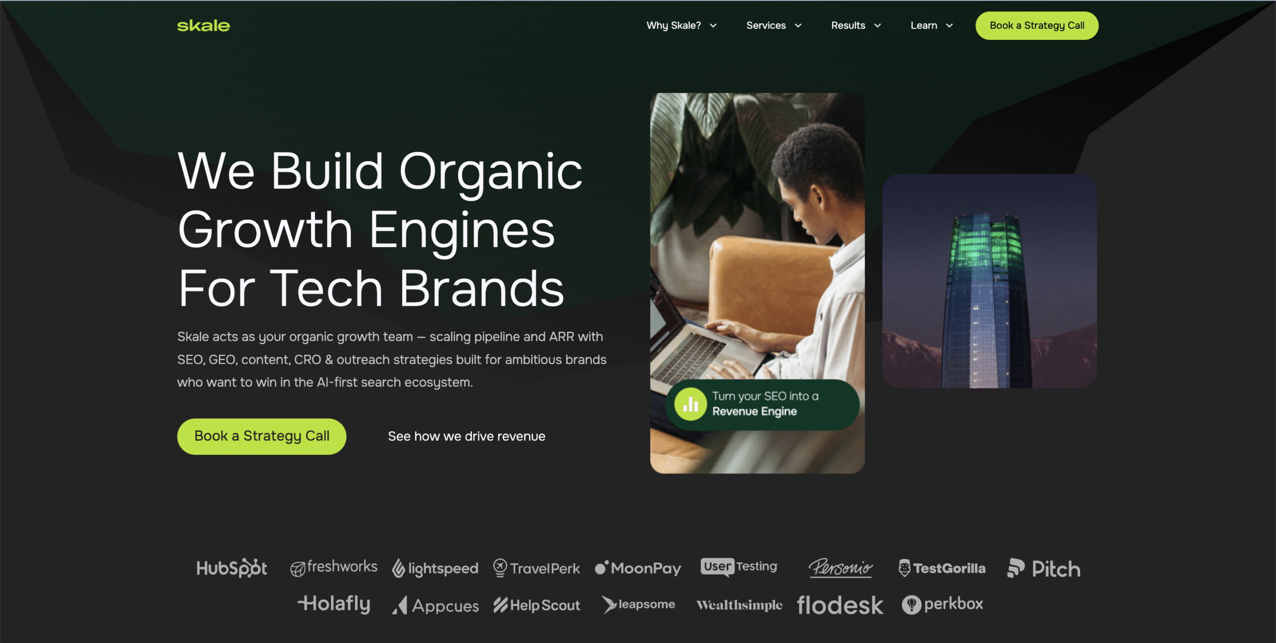 Skale (Product‑led growth SEO & trial‑focused content strategy)