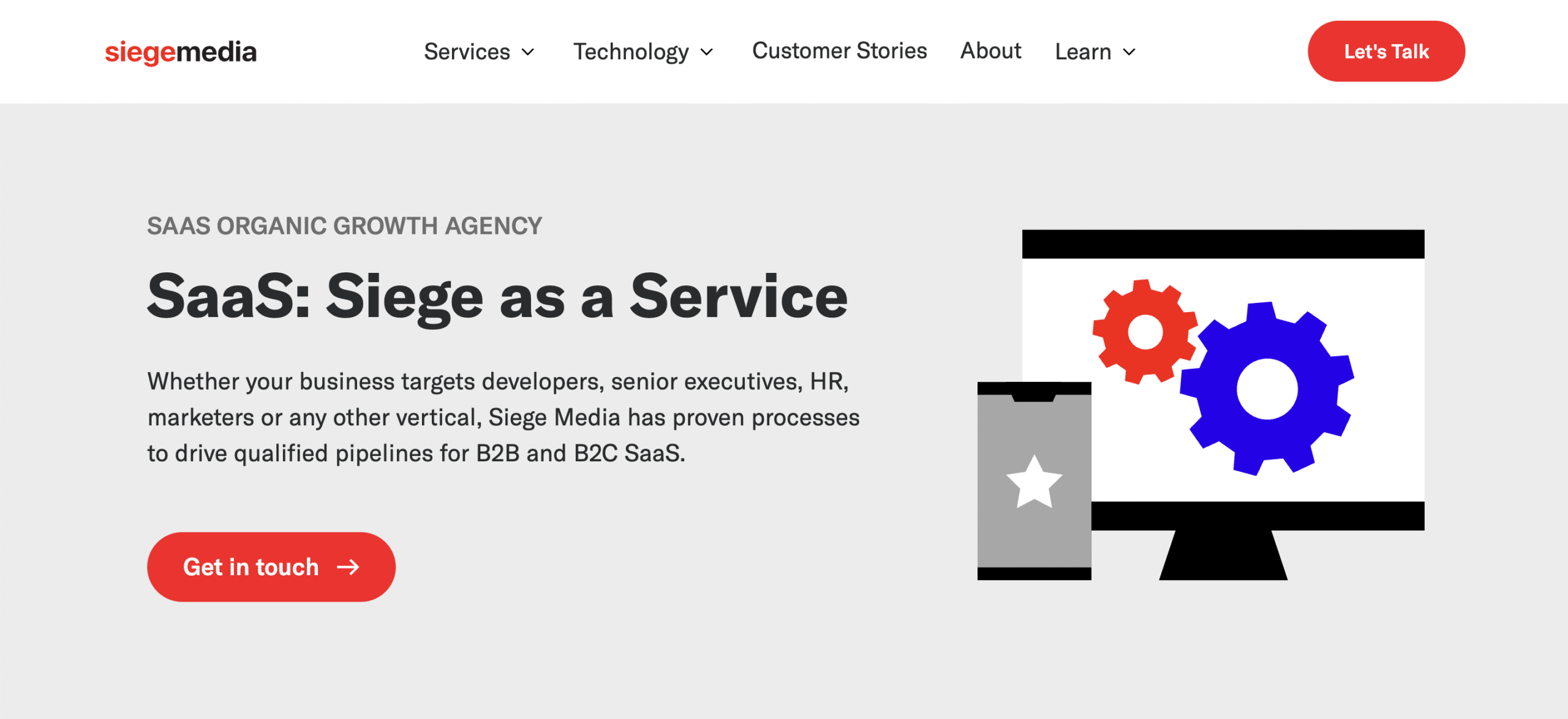 Siege Media (Content-driven SEO with visual assets for SaaS companies)