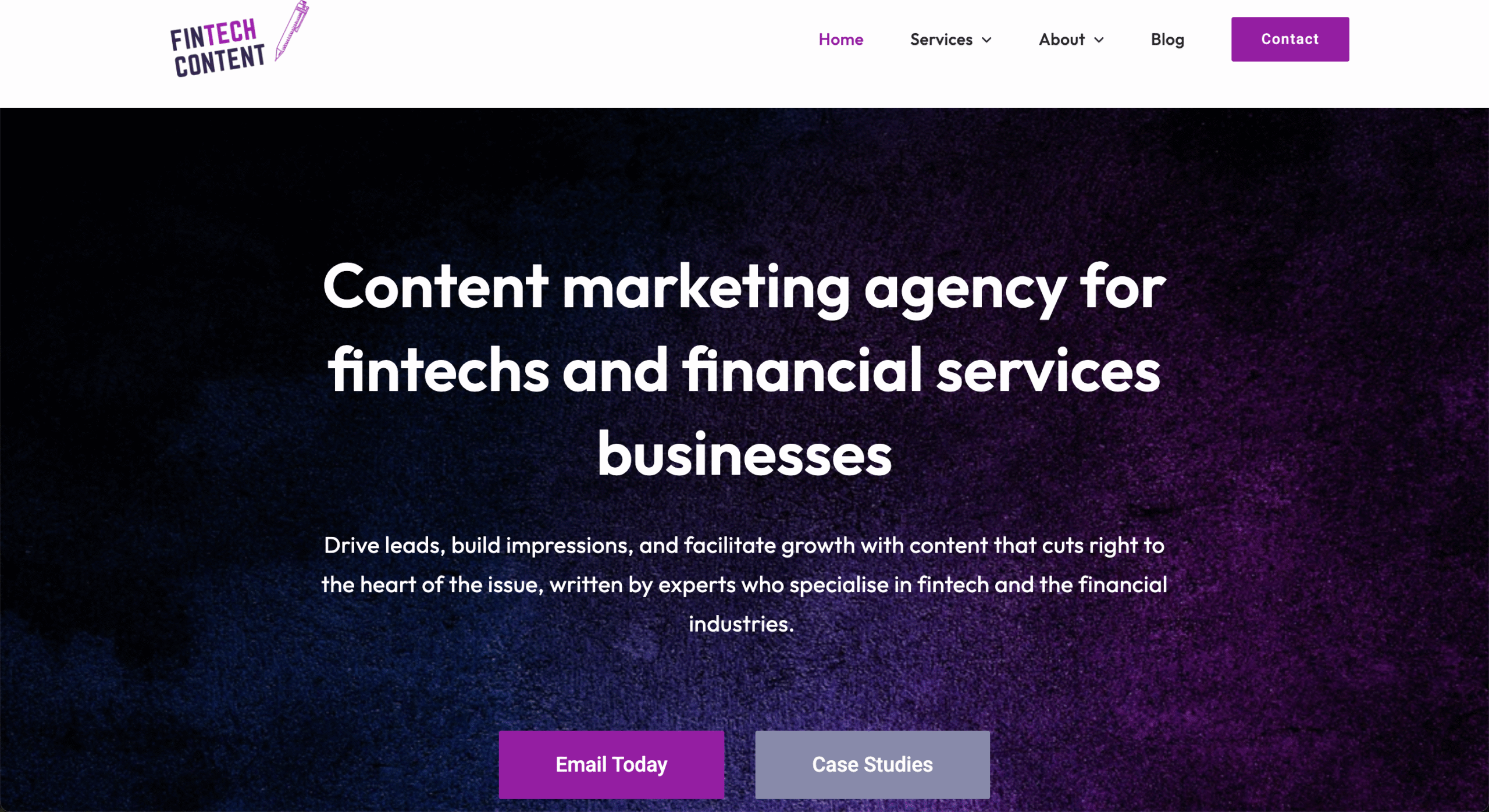Fintech Content (Boutique agency dedicated to content creation for fintech startups)