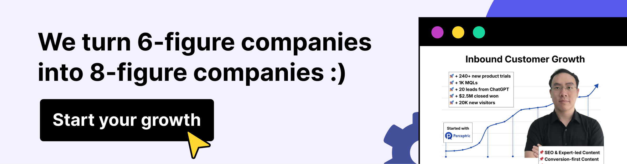 Perceptric is a SEO and content marketing agency for technology companies