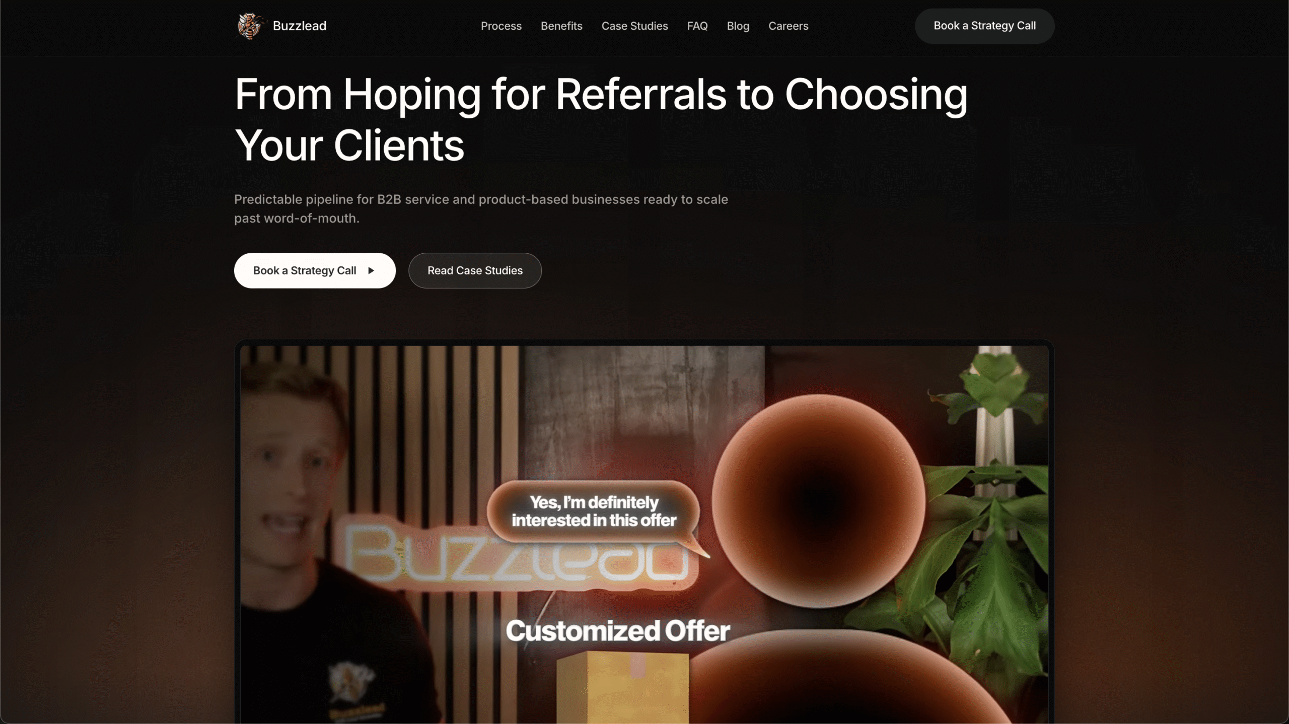 Buzzlead is a good B2B SaaS Lead Generation agency