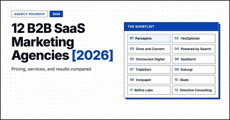Best B2B SaaS marketing agencies