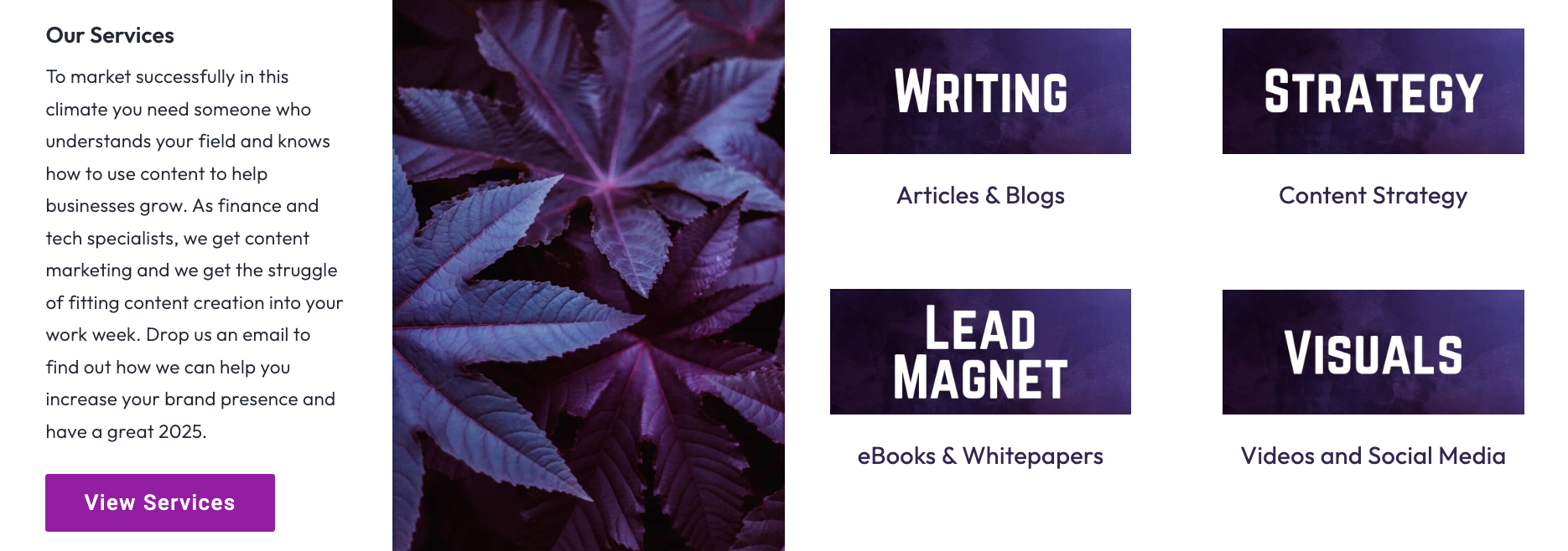 Fintech content agency