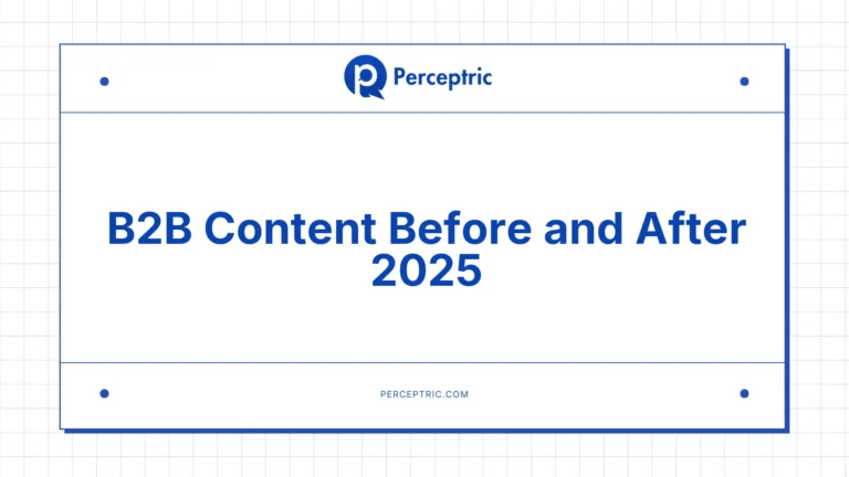 B2B Content Before and After 2025