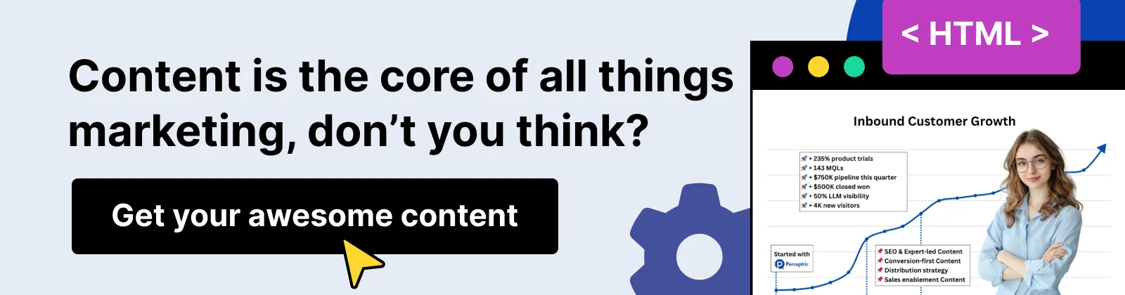 Why Perceptric is the best B2B SEO/B2B content marketing agency? Find out!