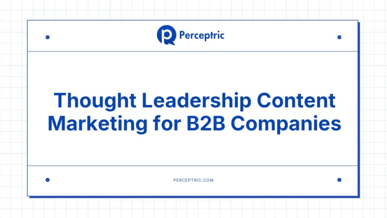 How to do good Thought Leadership content marketing?