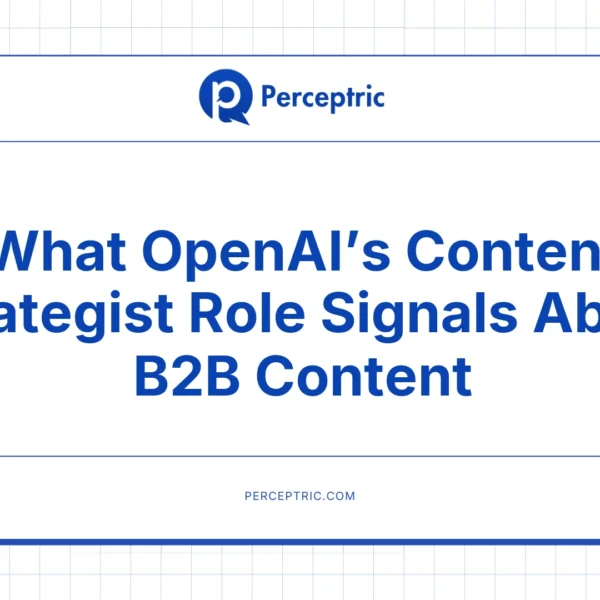 OpenAI recently opened a Content Strategist position for ChatGPT