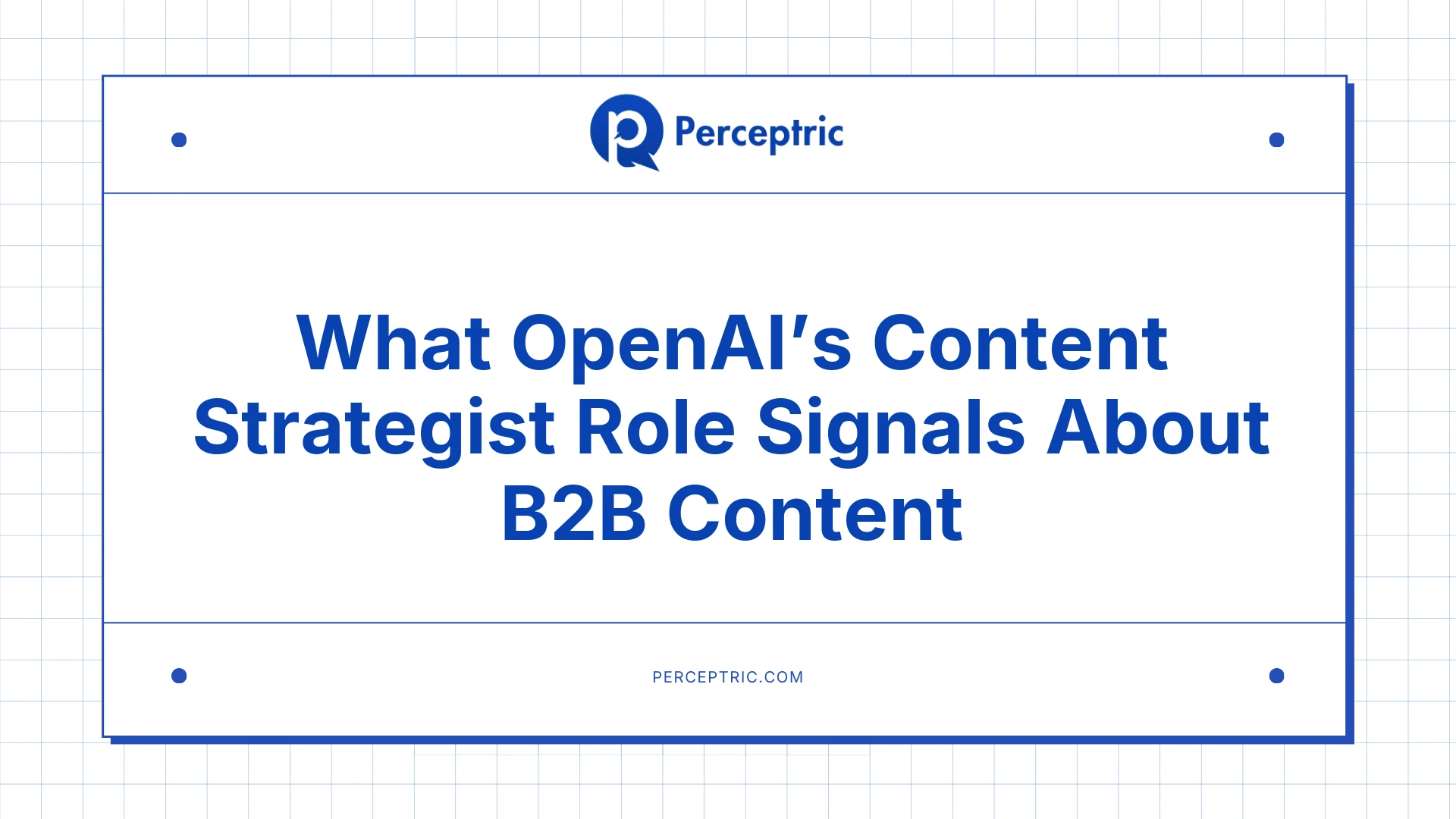 OpenAI recently opened a Content Strategist position for ChatGPT