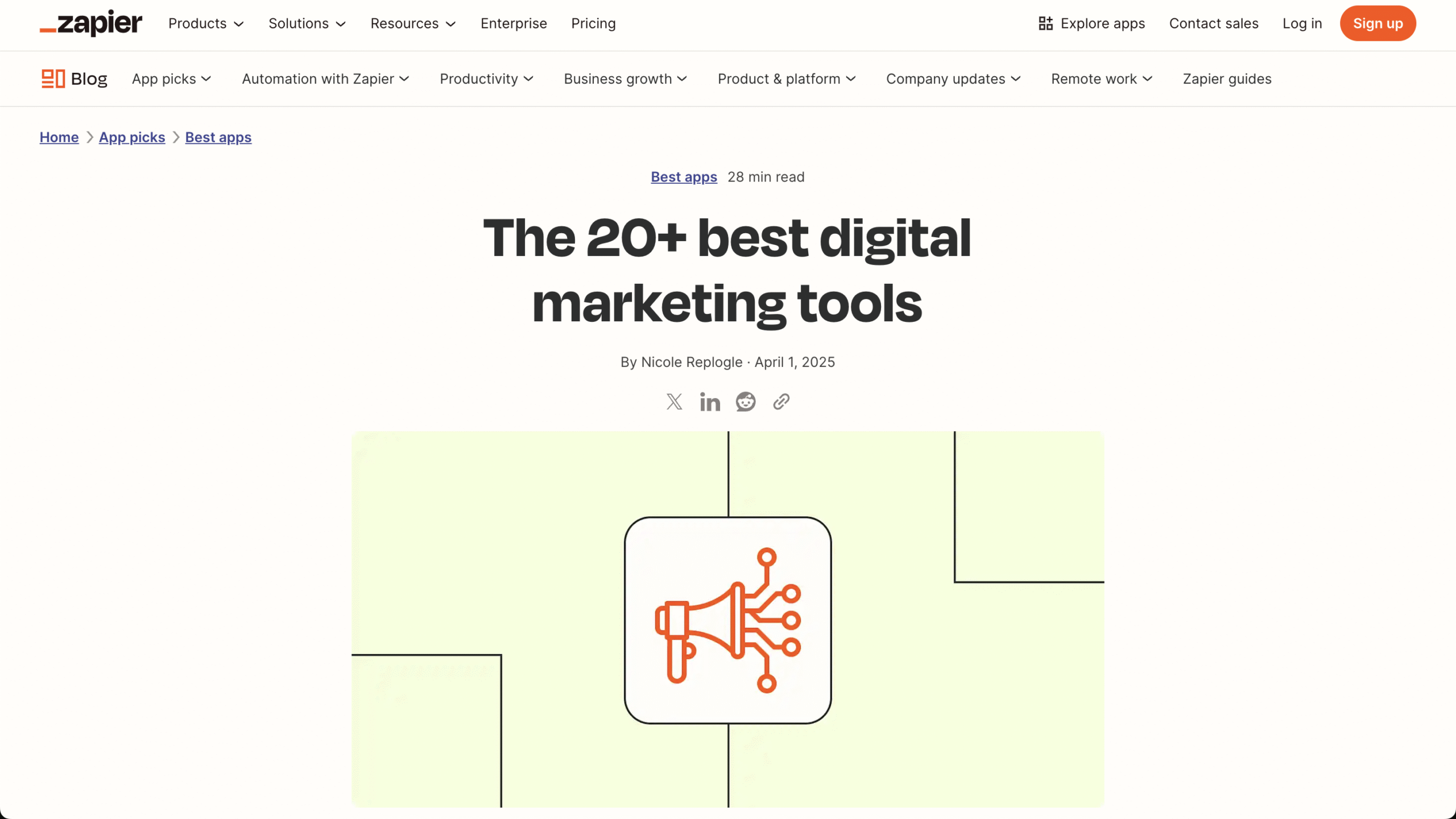 Zapier BOFU content sample