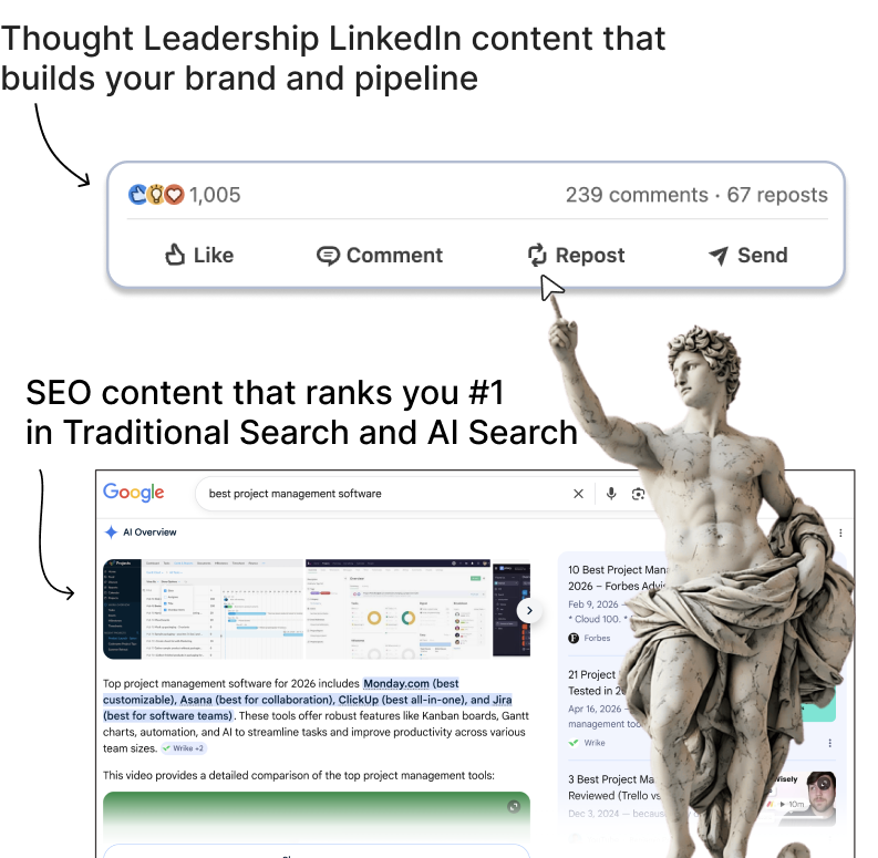 Inbound Customer Growth chart showing results with Perceptric